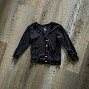 KyteBaby cardigan in Midnight Size 4t